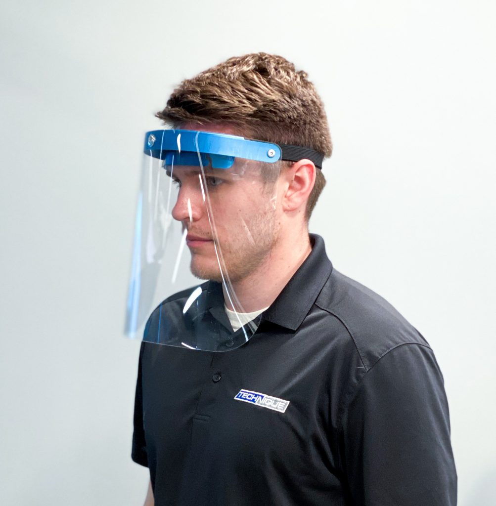 ساخت face shield با دستگاه لیزر